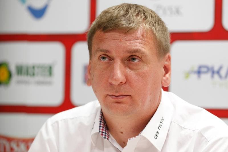 Football. GKS Tychy. Press Conference. 29.07.2016