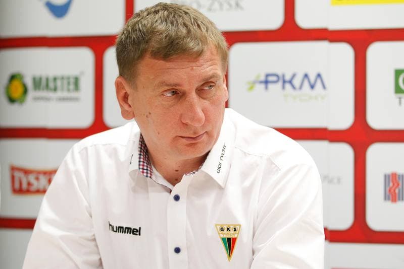 Football. GKS Tychy. Press Conference. 29.07.2016