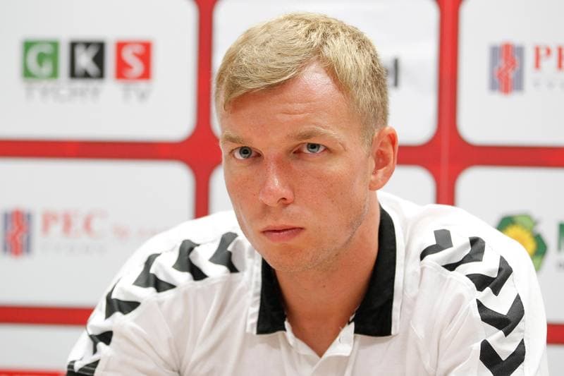 Football. GKS Tychy. Press Conference. 29.07.2016