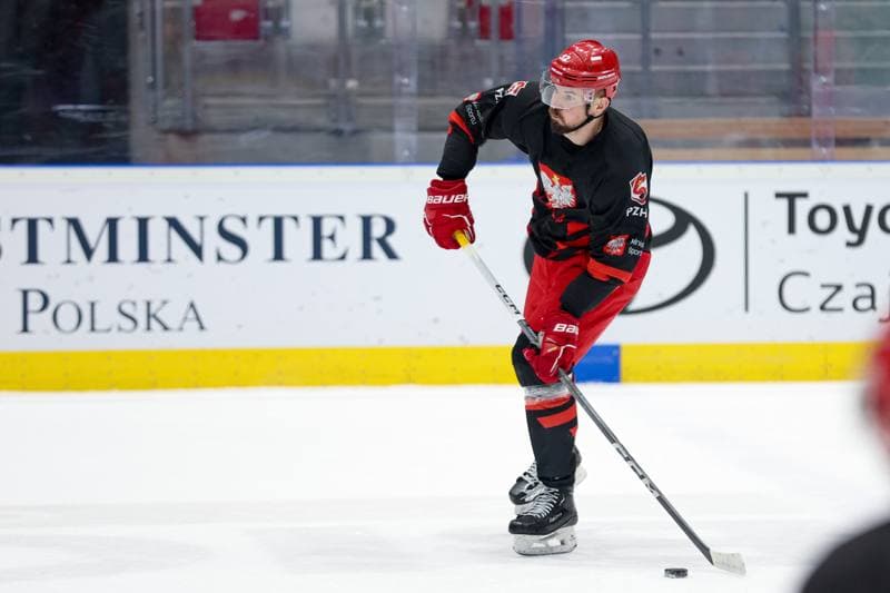 Ice Hockey. Poland national team. Training. 06.05.2024