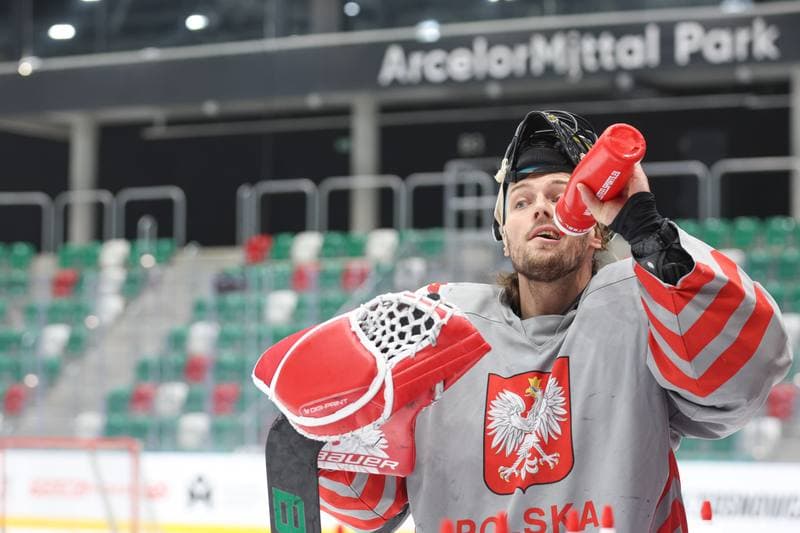Ice Hockey. Poland national team. Training. 30.04.2024