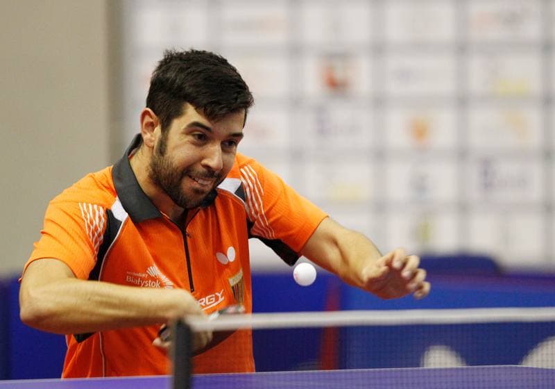 Table Tennis. Superliga. Polonia Bytom - PKS Kolping Frac Jaroslaw. 10.03.2016