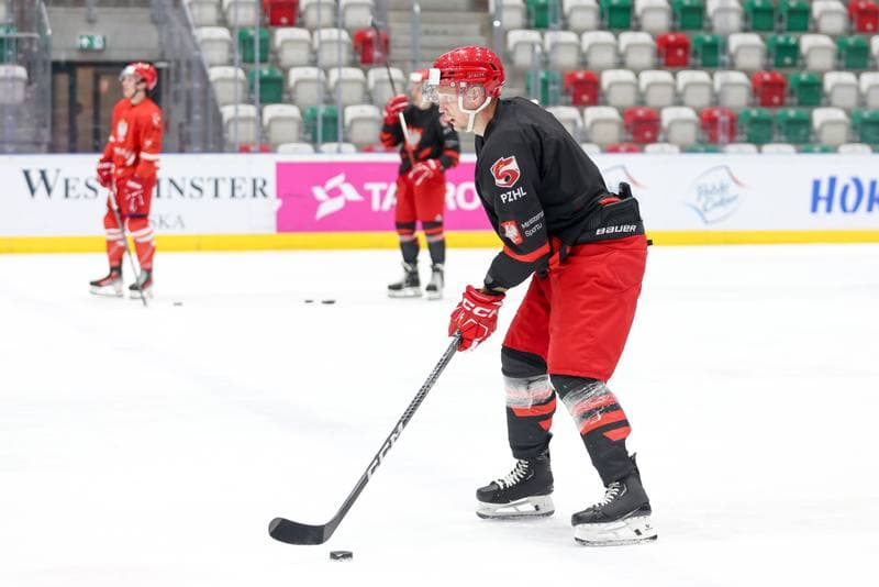 Ice Hockey. Poland national team. Training. 30.04.2024