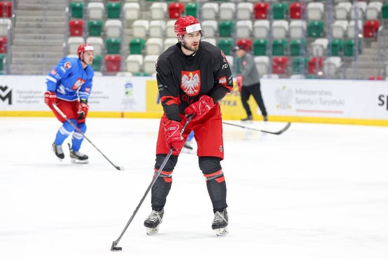 Ice Hockey. Poland national team. Training. 30.04.2024