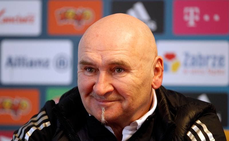 Football. Gornik Zabrze. Press Conference. 10.03.2016