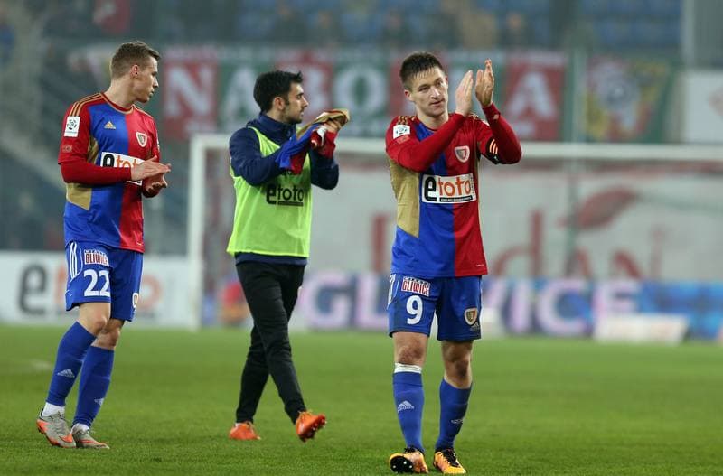 Football. PKO BP Ekstraklasa. Piast Gliwice - Slask Wroclaw. 08.03.2016
