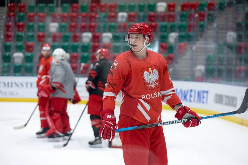 Ice Hockey. Poland national team. Training. 06.05.2024