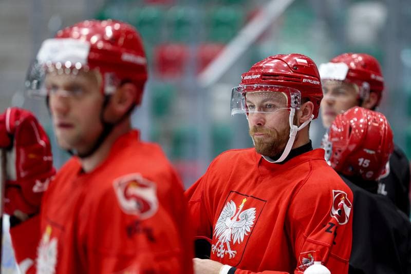 Ice Hockey. Poland national team. Training. 06.05.2024