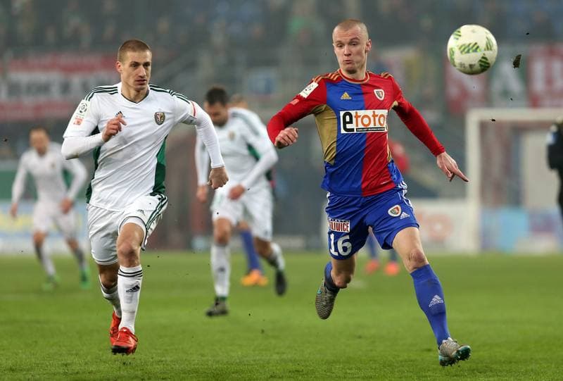 Football. PKO BP Ekstraklasa. Piast Gliwice - Slask Wroclaw. 08.03.2016