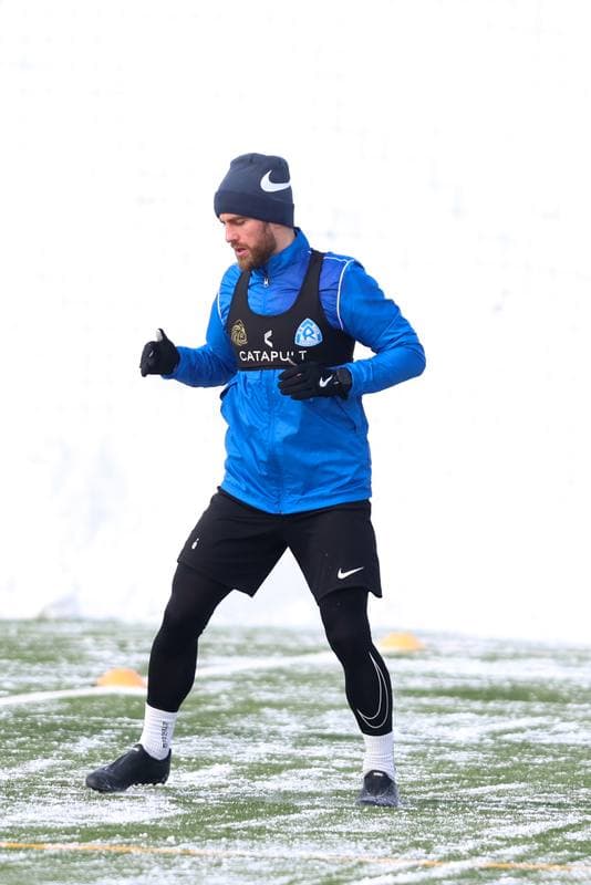 Football. Ruch Chorzow. Training. 08.01.2024