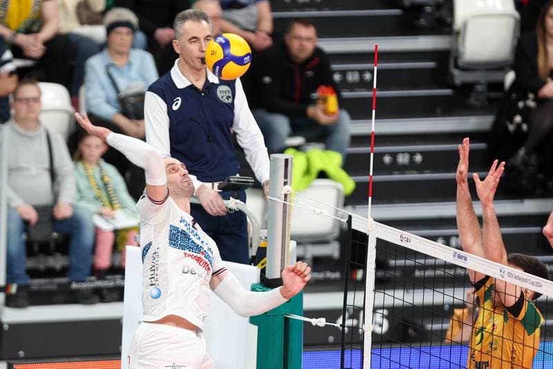 Volleyball. CEV Cup. Aluron CMC Warta Zawiercie - Allianz Milano. 10.01.2024