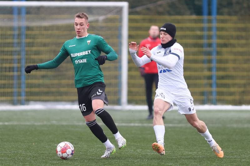 Football. Sparing. GKS Tychy - Hutnik Krakow. 13.01.2024