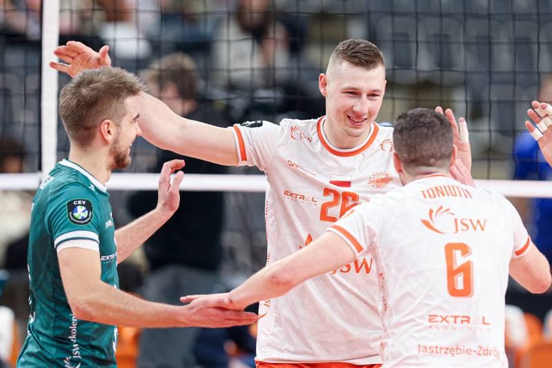 Volleyball. CEV Champions League. Jastrzebski Wegiel - SVG Luneburg. 17.01.2024