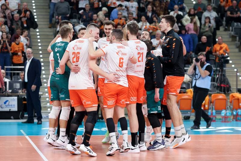 Volleyball. CEV Champions League. Jastrzebski Wegiel - SVG Luneburg. 17.01.2024