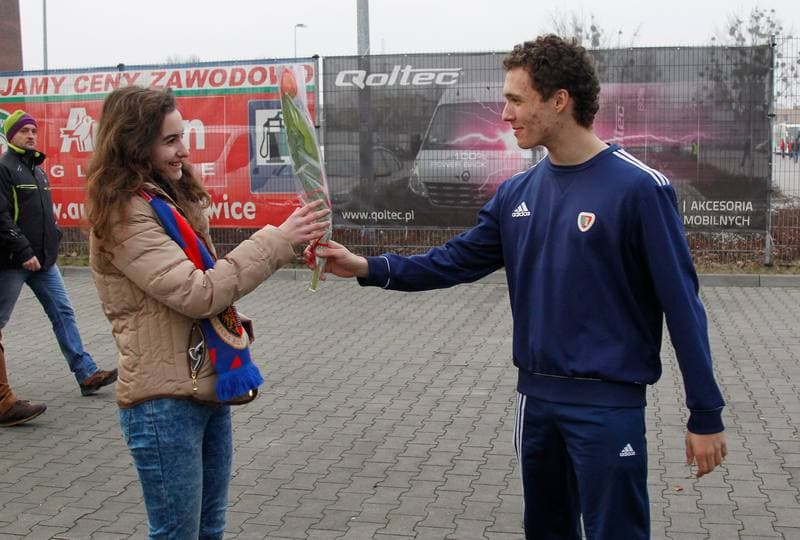 Football. PKO BP Ekstraklasa. Piast Gliwice - Slask Wroclaw. 08.03.2016