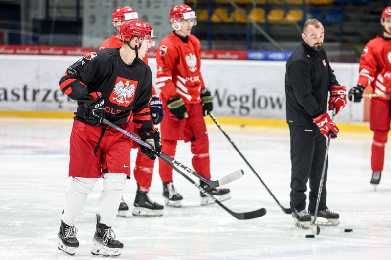 Ice Hockey. Poland national team. Training. 03.11.2024