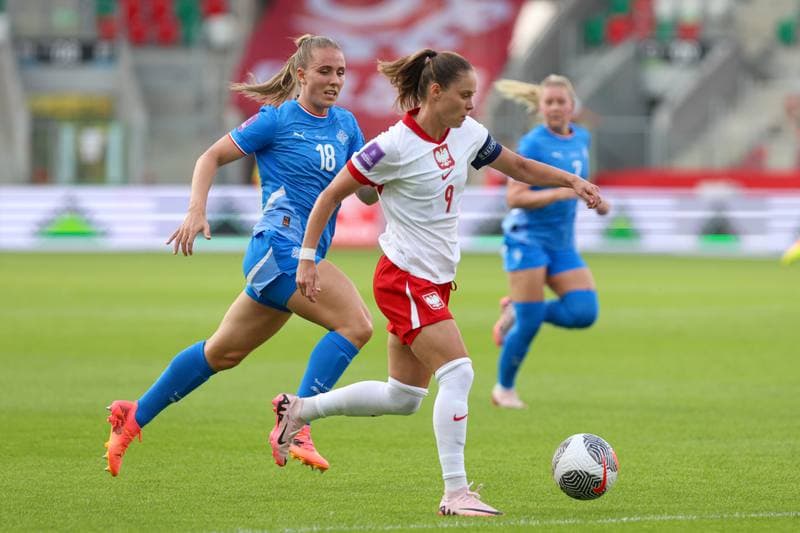 Football. UEFA Women's European Qualifiers. Poland - Iceland. 16.07.2024
