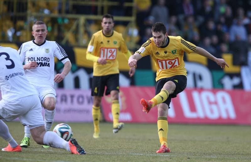 Football. I Liga. GKS Katowice - Arka Gdynia. 06.03.2016