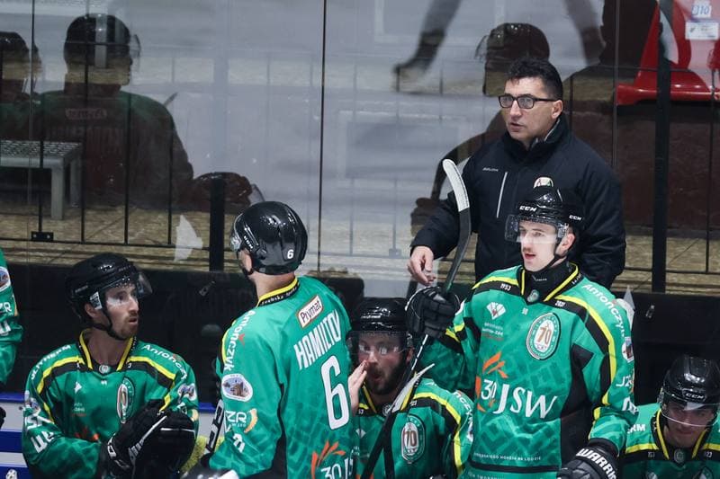 Ice Hockey. Tauron Hokej Liga. Re-Plast Unia Oswiecim - JKH GKS Jastrzebie. 18.02.2024