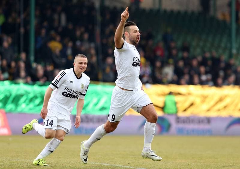 Football. I Liga. GKS Katowice - Arka Gdynia. 06.03.2016