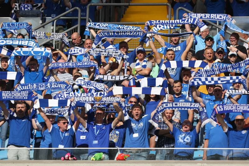 Football. Betclic I liga. Ruch Chorzow - Znicz Pruszkow. 28.07.2024