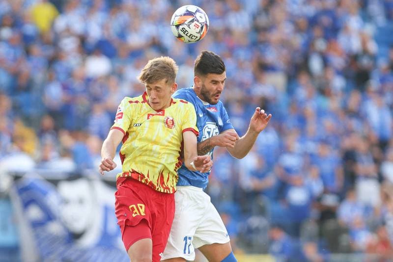 Football. Betclic I liga. Ruch Chorzow - Znicz Pruszkow. 28.07.2024