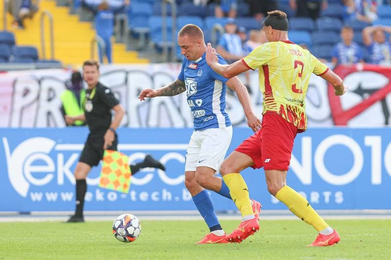 Football. Betclic I liga. Ruch Chorzow - Znicz Pruszkow. 28.07.2024