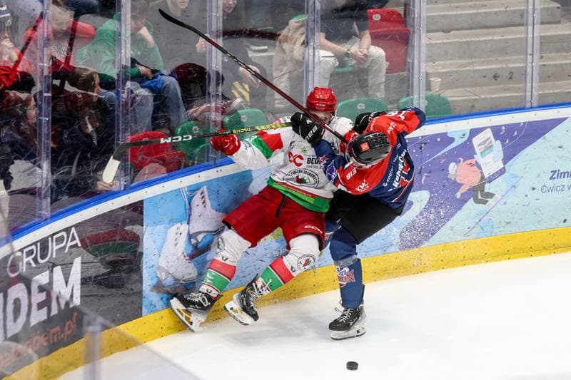 Ice Hockey. Tauron Hokej Liga. EC Bedzin Zaglebie Sosnowiec - KH Energa Torun. 19.01.2025