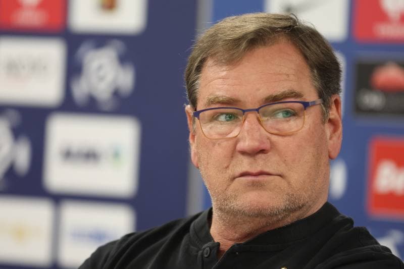 Football. Ruch Chorzow. Press Conference. 14.03.2024