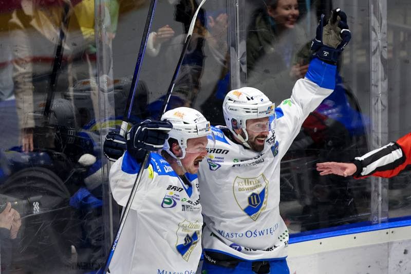 Ice Hockey. Tauron Hokej Liga. Re-Plast Unia Oswiecim - Comarch Cracovia. 14.03.2024