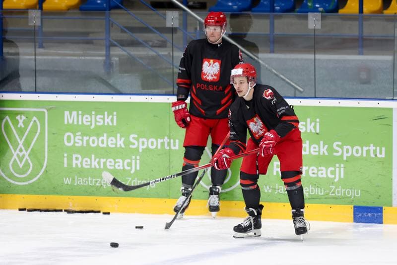 Ice Hockey. Poland national team. Training. 02.04.2024