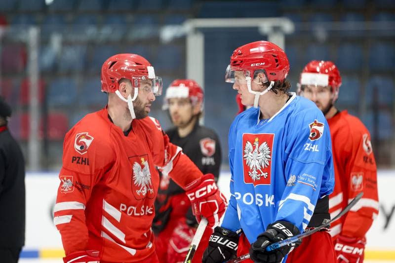 Ice Hockey. Poland national team. Training. 16.04.2024