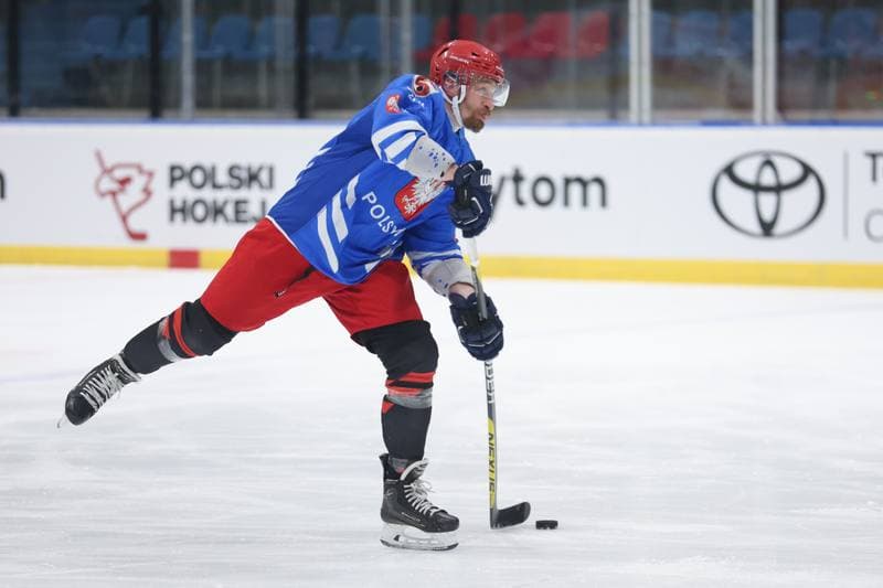 Ice Hockey. Poland national team. Training. 17.04.2024