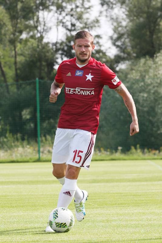 Football. Wisla Krakow. Photo Session. 03.08.2016