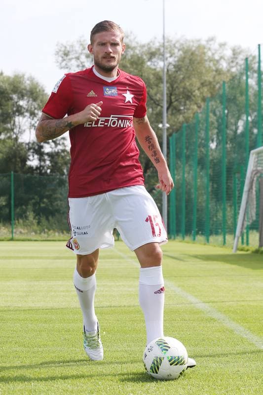Football. Wisla Krakow. Photo Session. 03.08.2016