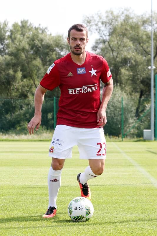 Football. Wisla Krakow. Photo Session. 03.08.2016