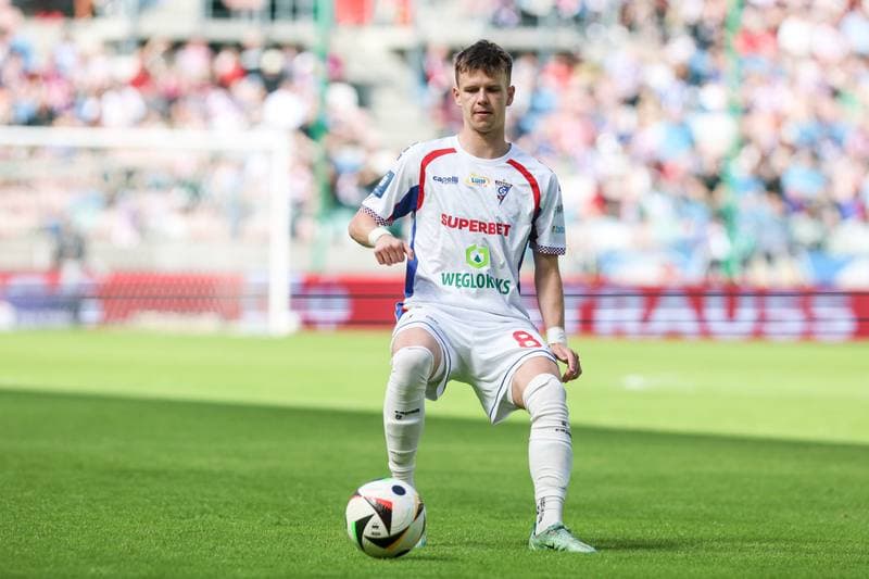 Football. PKO BP Ekstraklasa. Gornik Zabrze - Widzew Lodz. 27.04.2025