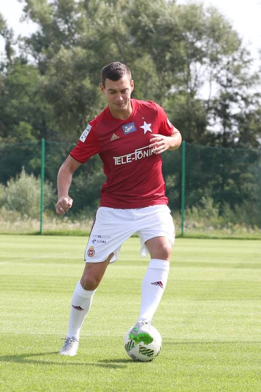 Football. Wisla Krakow. Photo Session. 03.08.2016