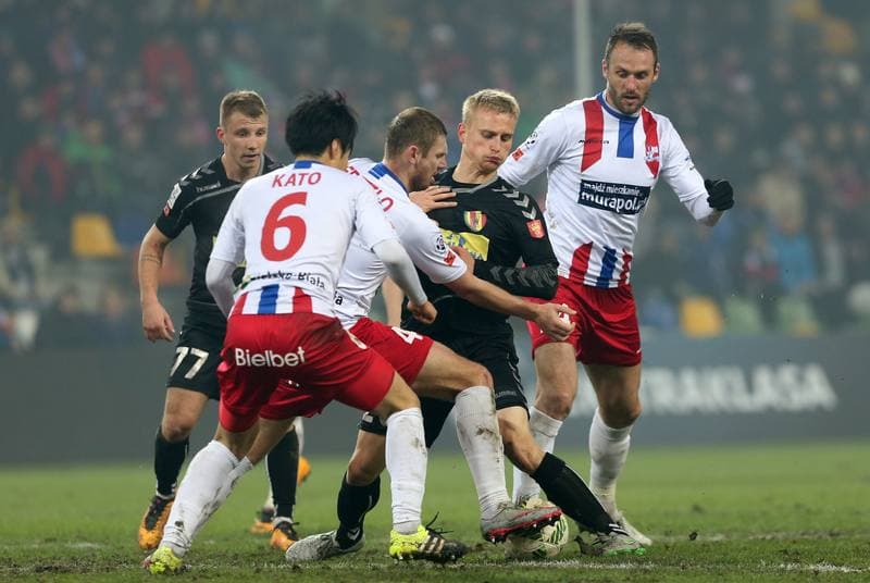 Football. PKO BP Ekstraklasa. Podbeskidzie Bielsko-Biala - Korona Kielce. 04.03.2016