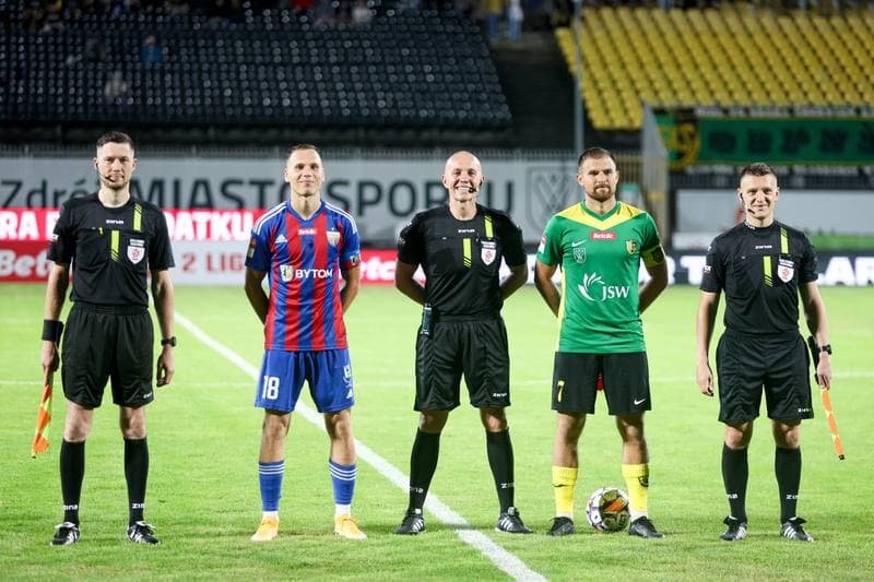 Football. Betclic II liga. GKS Jastrzebie - Polonia Bytom. 17.08.2024