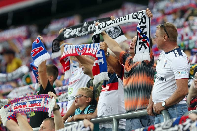 Football. PKO BP Ekstraklasa. Gornik Zabrze - Rakow Czestochowa. 18.08.2024