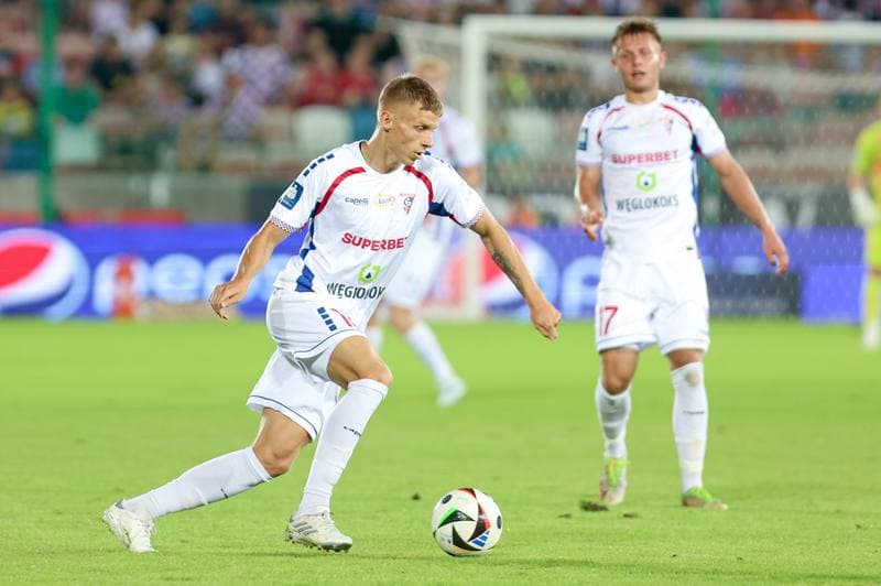 Football. PKO BP Ekstraklasa. Gornik Zabrze - Rakow Czestochowa. 18.08.2024