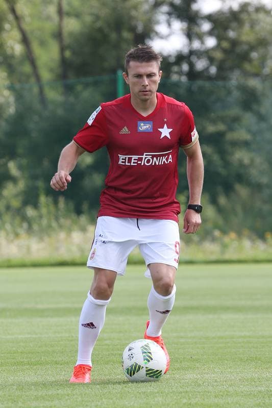 Football. Wisla Krakow. Photo Session. 03.08.2016