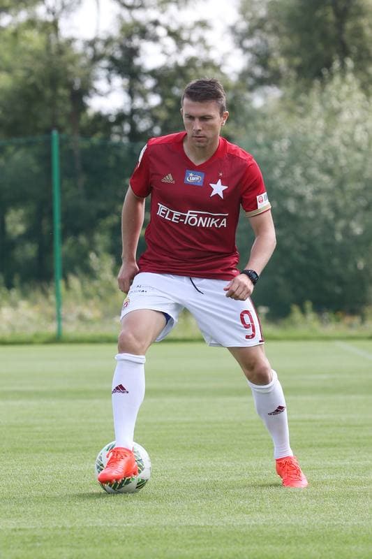 Football. Wisla Krakow. Photo Session. 03.08.2016