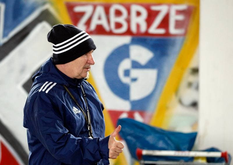 Football. Gornik Zabrze. Training. 04.03.2016
