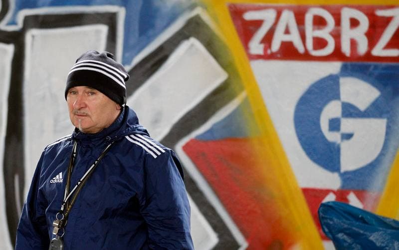 Football. Gornik Zabrze. Training. 04.03.2016