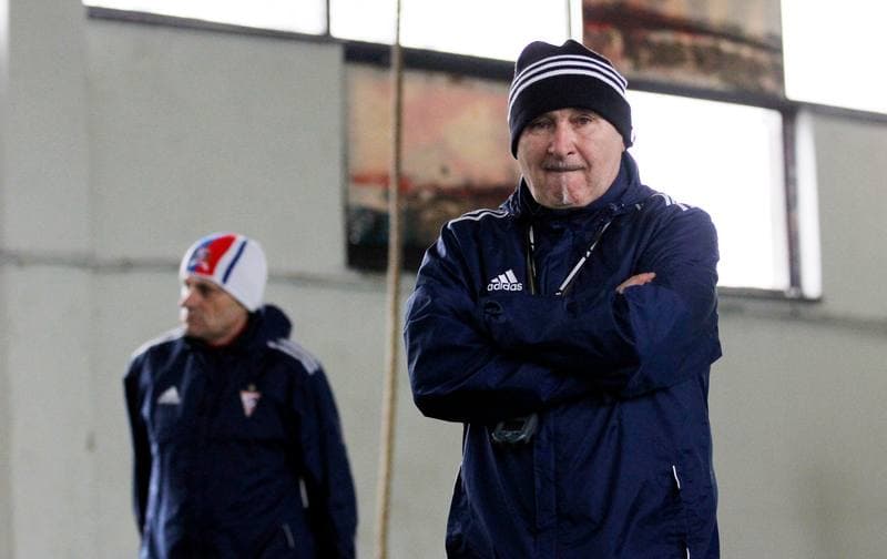 Football. Gornik Zabrze. Training. 04.03.2016