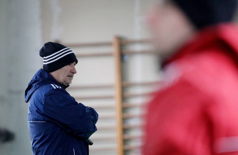 Football. Gornik Zabrze. Training. 04.03.2016