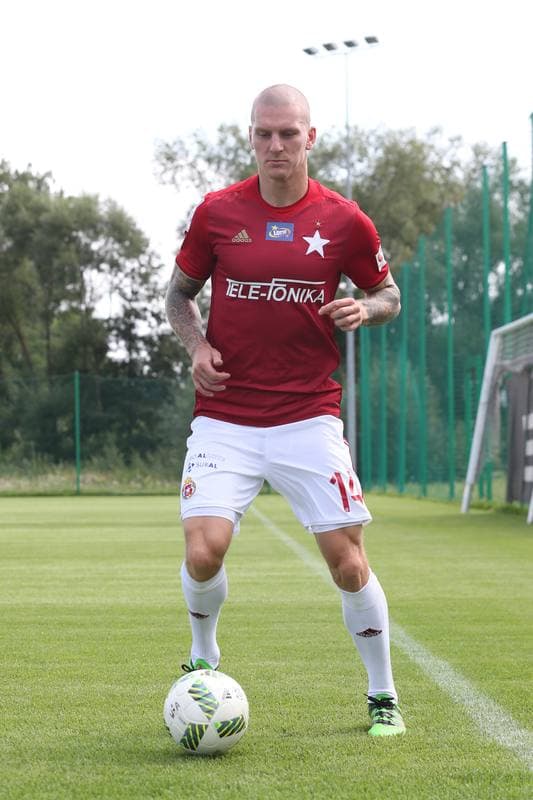 Football. Wisla Krakow. Photo Session. 03.08.2016