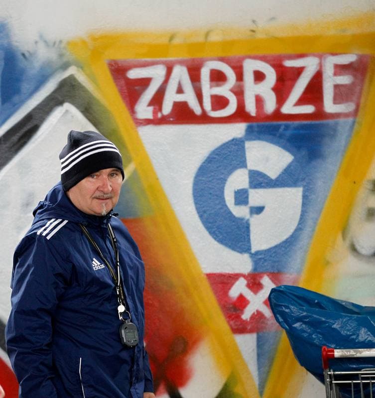 Football. Gornik Zabrze. Training. 04.03.2016